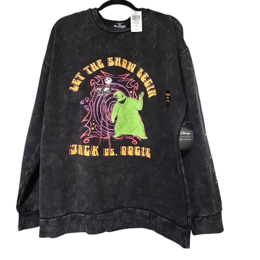 Our Universe Nightmare Before Christmas Ooggie VS Jack Sweater LARGE